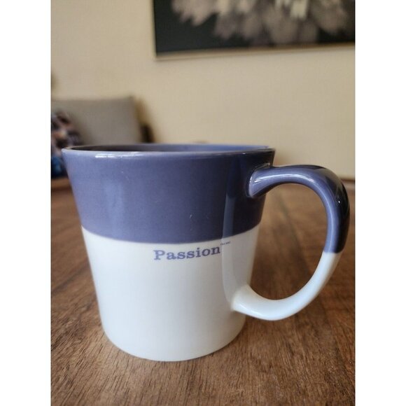 2010 Starbucks Tazo Purple Passion New Bone China Coffee Cup Tea Mug 12oz - Picture 1 of 5